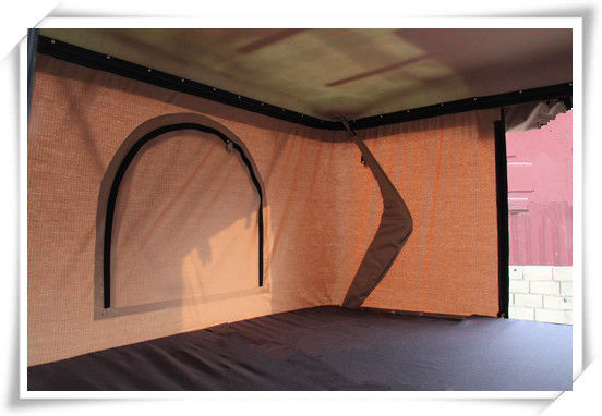 उच्च गुणवत्ता एकल परत शीसे रेशा हार्ड खोल छत के ऊपर तम्बू साइड शामियाना के साथ;