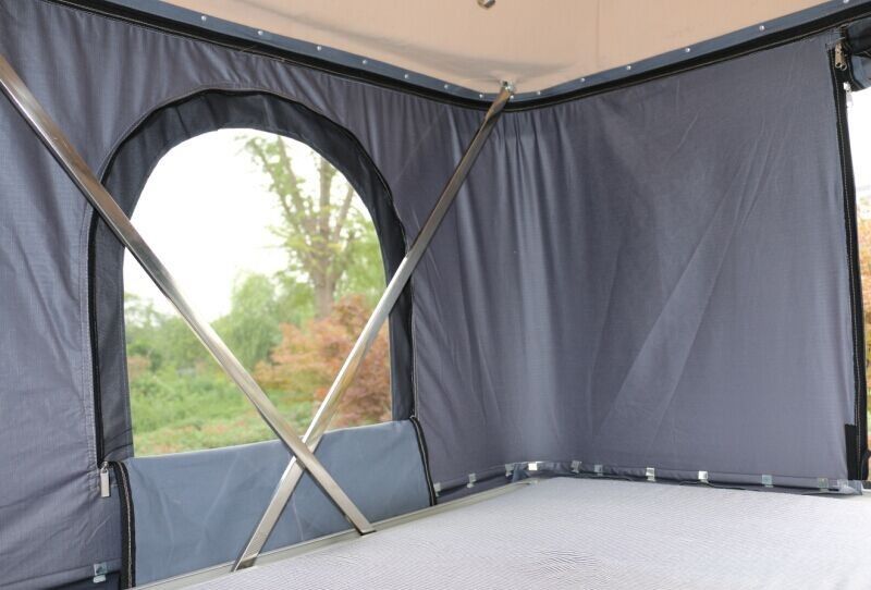 उच्च गुणवत्ता एकल परत शीसे रेशा खोल हार्ड कवर कैनवास छत के ऊपर तम्बू;