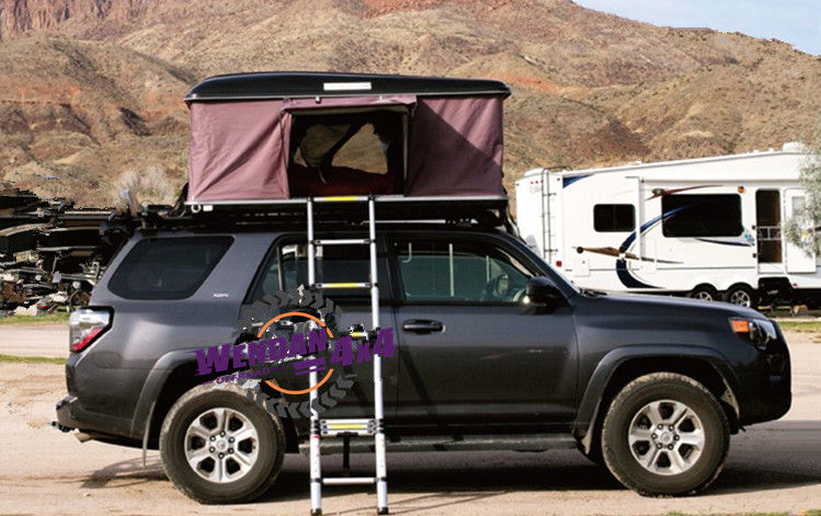 4x4 Offroad Campers यात्री के लिए हार्ड कवर रूफ टॉप टेंट रिमोट कंट्रोल पॉप अप करें